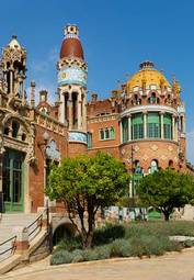 Naklejka stary antyczny hiszpania architektura nowoczesny