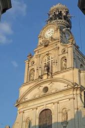 Naklejka wieża francja kościół europa architektura