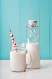 Fototapeta jedzenie ładny mleko retro zdrowy