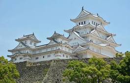 Naklejka azja japonia zamek