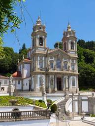 Naklejka sanktuarium architektura antyczny portugalia katedra