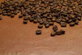 Plakat kawa ziarna kawy materiał prażenie knajpa