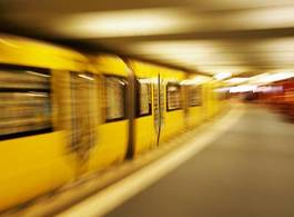 Naklejka u-bahn – subway – underground