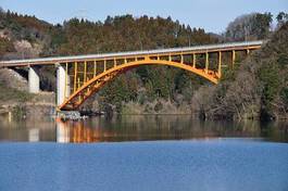 Fotoroleta most molo droga jezioro krzyżowe powiązania