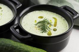 Fotoroleta tarator, bulgarian sour milk soup