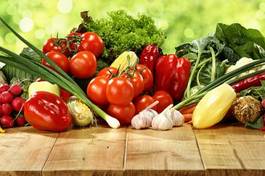 Fotoroleta pomidor natura pieprz rynek