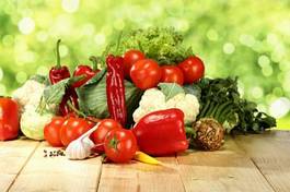 Obraz na płótnie rolnictwo zdrowie pomidor pieprz