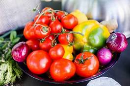 Fotoroleta pomidor warzywo świeży żniwa lato