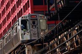 Naklejka metro miejski ameryka śródmieście zabawa