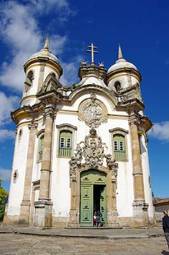 Obraz na płótnie kościół niebo brazylia niebieski