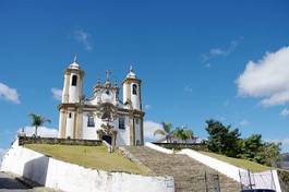 Fotoroleta trawa brazylia kościół palma