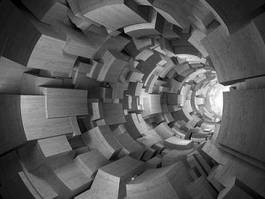 Fotoroleta stary 3d tunel architektura sztuka