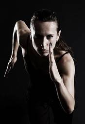 Fotoroleta sprint piękny kobieta sport zdrowie