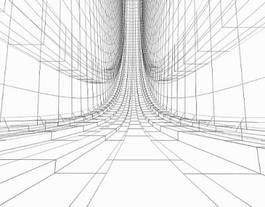 Fotoroleta architektura tunel nowoczesny miejski 3d