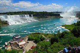 Fototapeta wodospad pejzaż kanada united states sceniczny