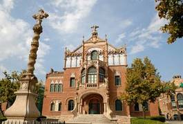 Naklejka barcelona architektura hiszpania