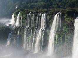 Obraz na płótnie wodospad brazylia natura woda