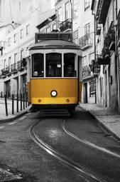 Obraz na płótnie lizboński tramwaj