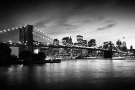 Fototapeta brooklyn bridge na tle manhattanu