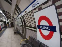 Naklejka stacja metra londyn