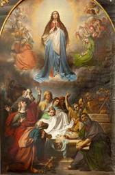 Obraz na płótnie wniebowstąpienie najświętszej marii panny