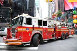 Obraz na płótnie wóz strażacki