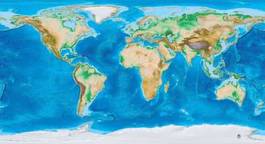 Obraz na płótnie mapa świata