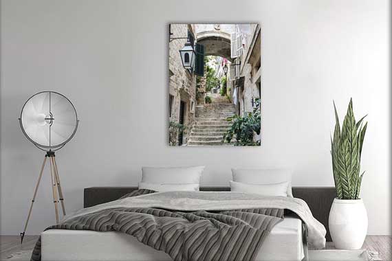 Plakat Obraz na płótnie uliczka w Dubrovniku