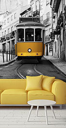 Fototapeta lizboński tramwaj
