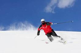 Naklejka sport narciarz sporty zimowe