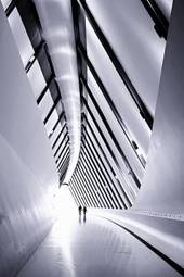 Plakat tunel miejski architektura korytarz