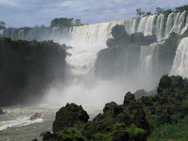 Naklejka brazylia wodospad woda