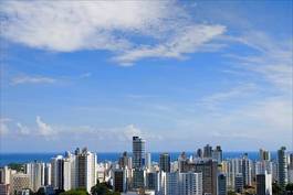 Naklejka niebo architektura drapacz brazylia widok