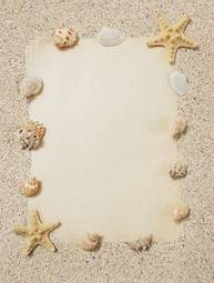 Obraz na płótnie plaża tropikalny rozgwiazda vintage