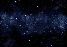 Plakat widok kometa gwiazda układ słoneczny noc