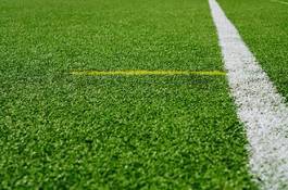 Naklejka piłka nożna trawa pole sport boisko
