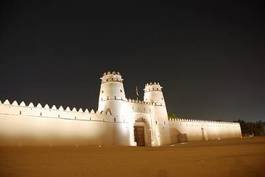 Obraz na płótnie zamek stary noc arabski