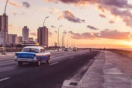 Obraz na płótnie ulica kuba droga vintage
