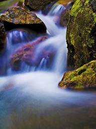 Naklejka wodospad kaskada krajobraz pejzaż natura