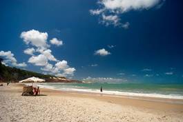 Naklejka brazylia pejzaż morze krajobraz plaża