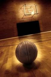 Obraz na płótnie piłka koszykówka powodzenie tablica