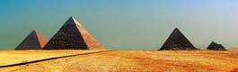 Plakat egipt północ piramida architektura