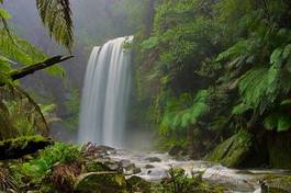 Plakat natura australia wodospad