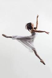Plakat tancerz ćwiczenie baletnica kobieta