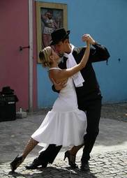 Plakat tango uśmiech śpiew przepiękny