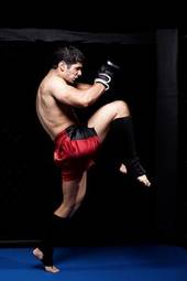 Plakat boks sztuki walki bokser sport