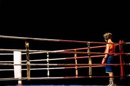 Fotoroleta chłopiec mecz boks
