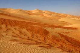 Naklejka pejzaż natura pustynia wydma niebo