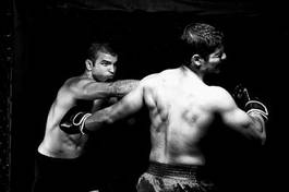 Obraz na płótnie mężczyzna sztuki walki bokser