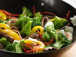 Obraz na płótnie azjatycki olej jedzenie warzywo pieprz